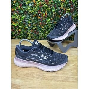 Brooks Glycerin 19 Running Shoes Black Ombre Metallic Pink Sneaker Women's 8 GUC